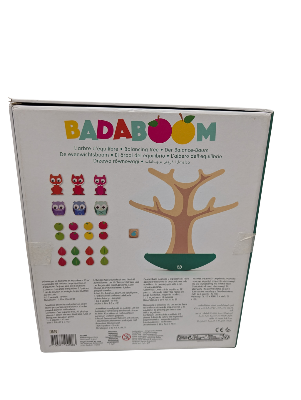 Oxybul Badaboom – L’arbre d’équilibre – Jeu en bois