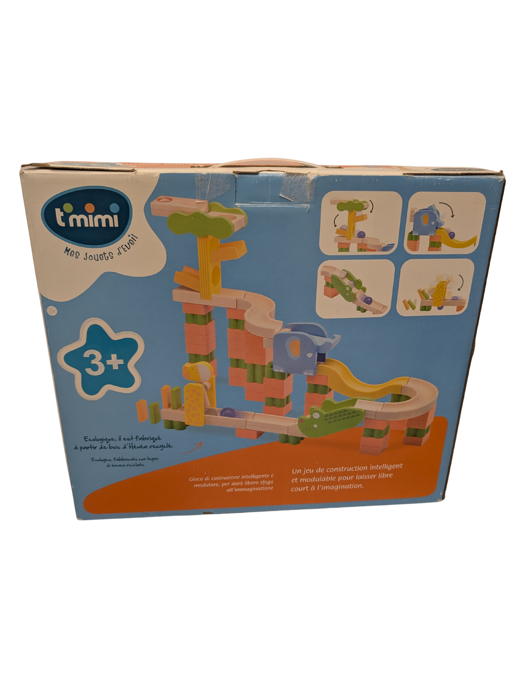 T’Mimi – Circuit à billes Safari en bois