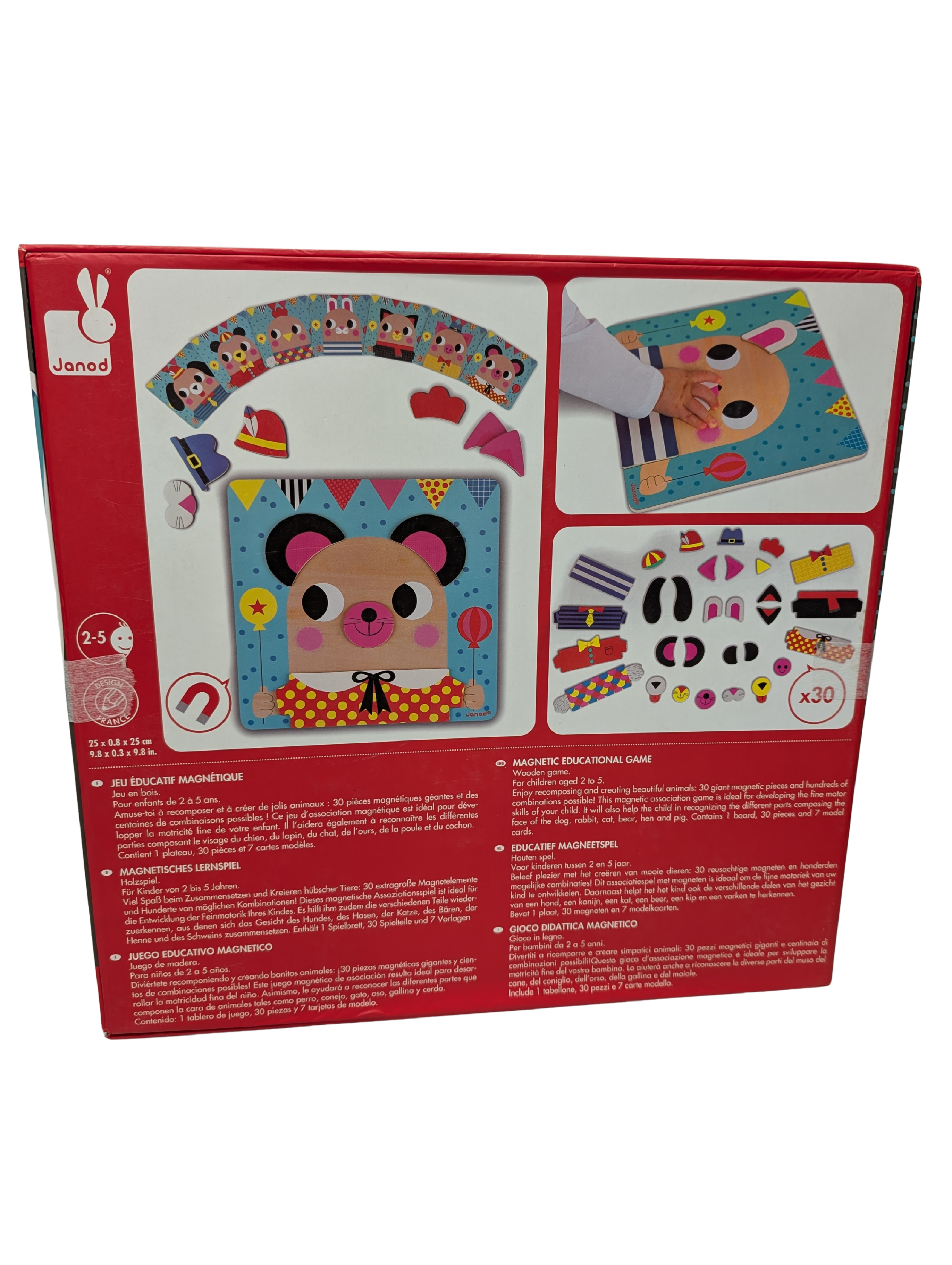 Janod – Jeu Éducatif Magnétique Animaux