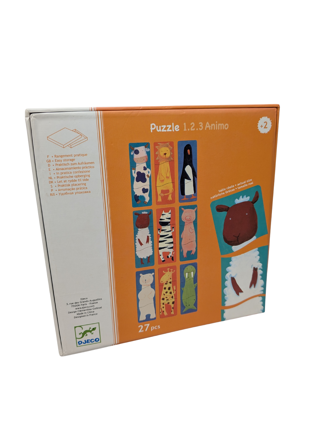 Puzzle 1,2,3 Animo – Djeco