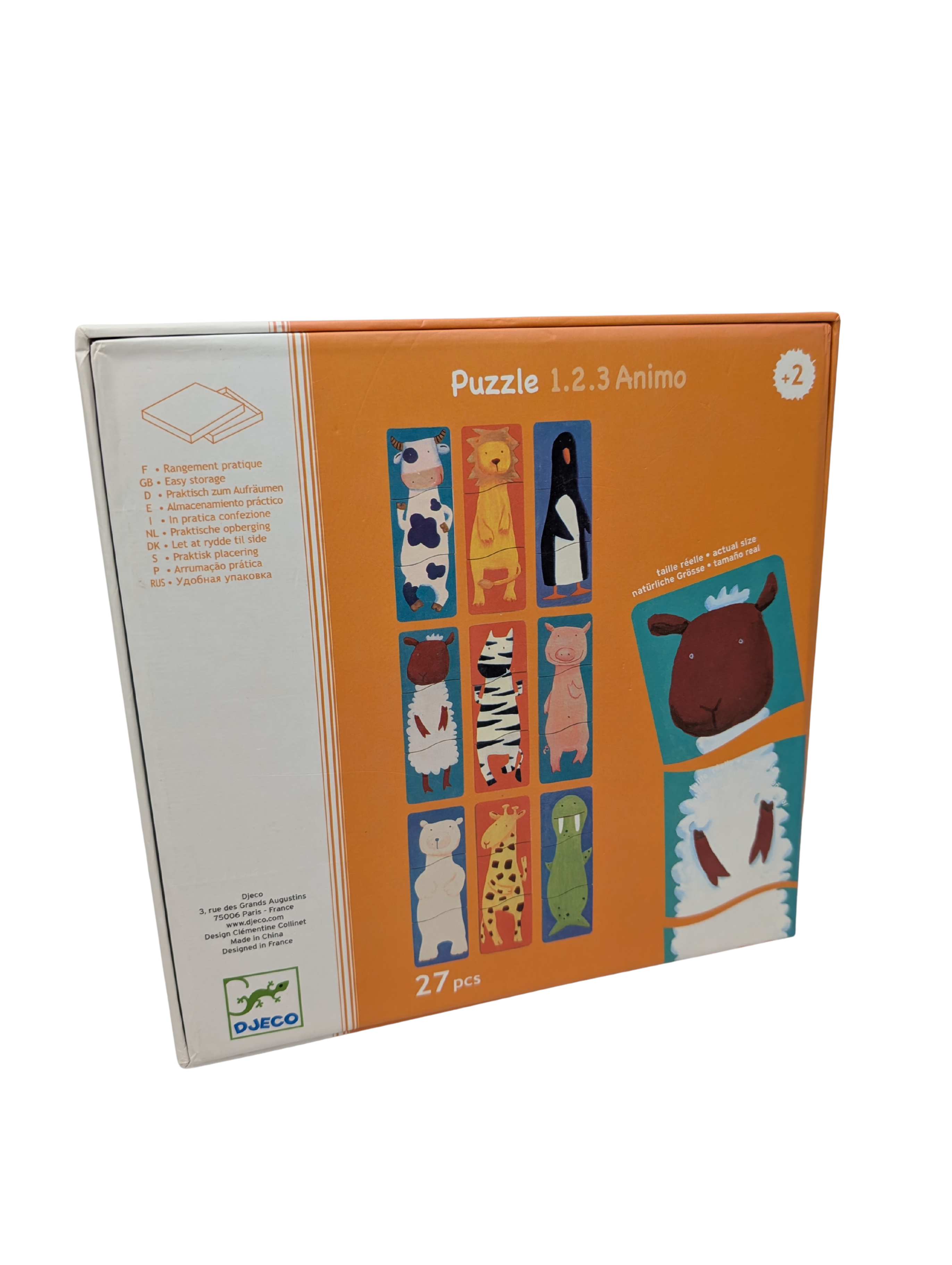 Puzzle 1,2,3 Animo – Djeco