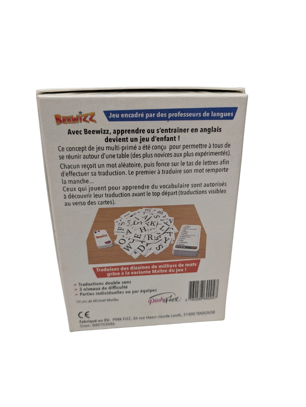 Beewizz L'Anglais en jeu ! – Pink Fizz