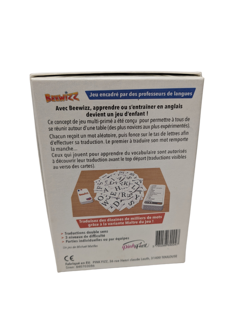 Beewizz L'Anglais en jeu ! – Pink Fizz
