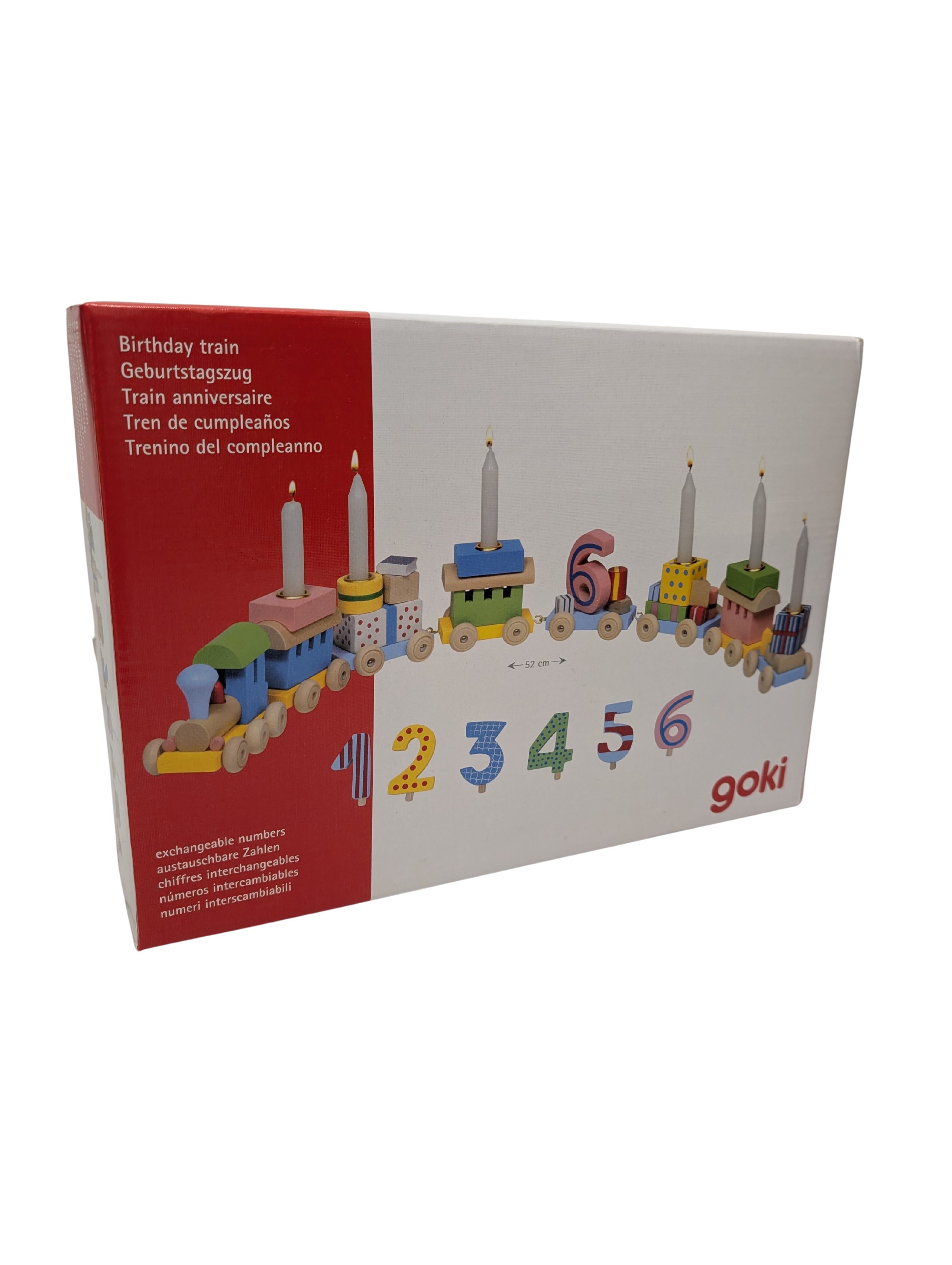 Train d'Anniversaire en Bois – Goki
