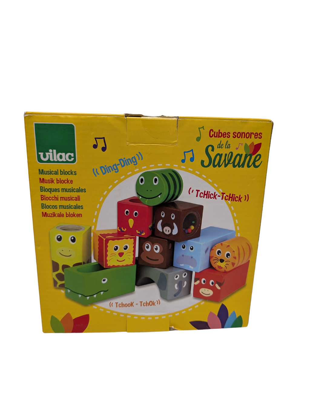 Cubes Sonores en Bois La Savane – Vilac