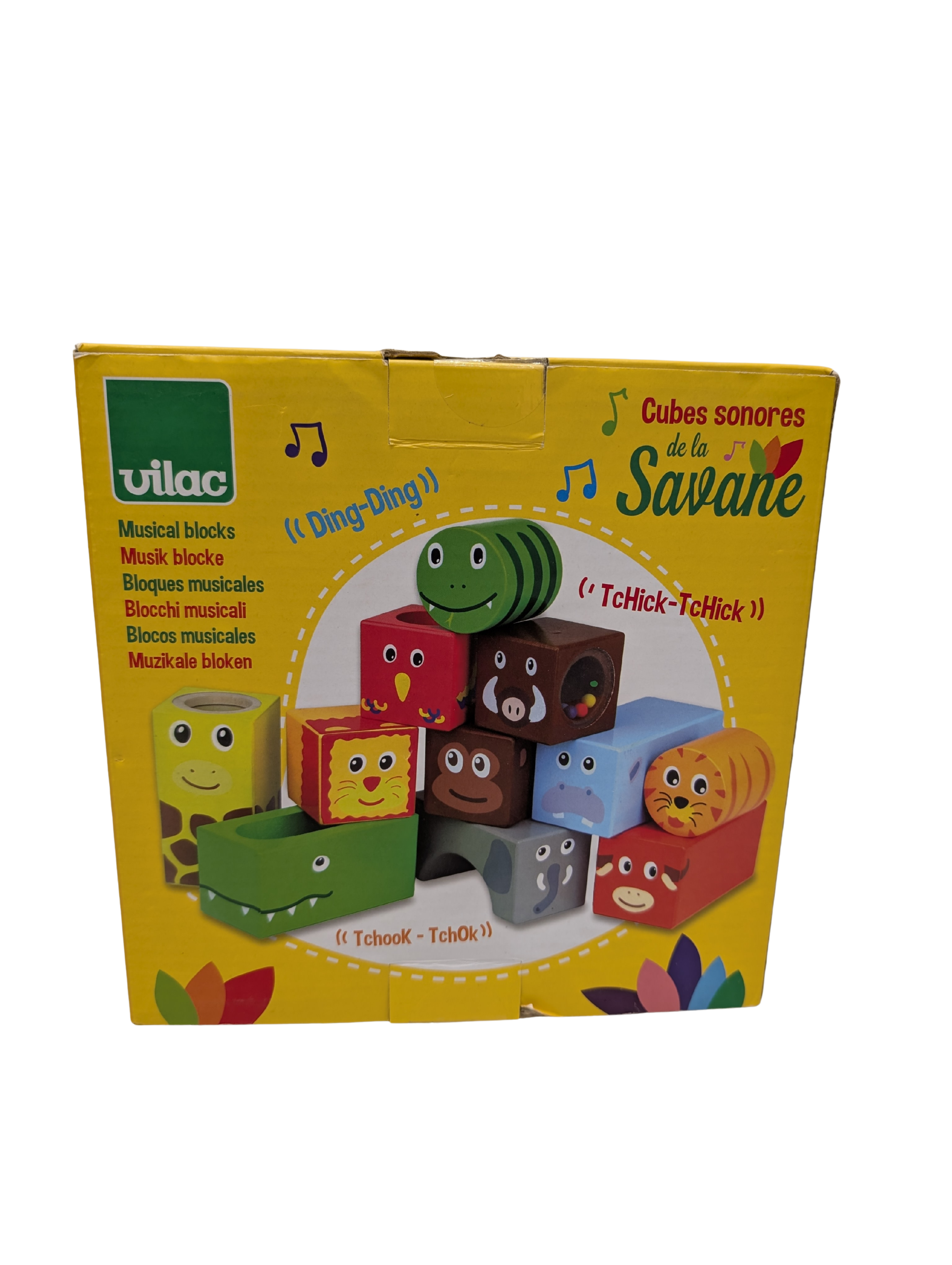 Cubes Sonores en Bois La Savane – Vilac