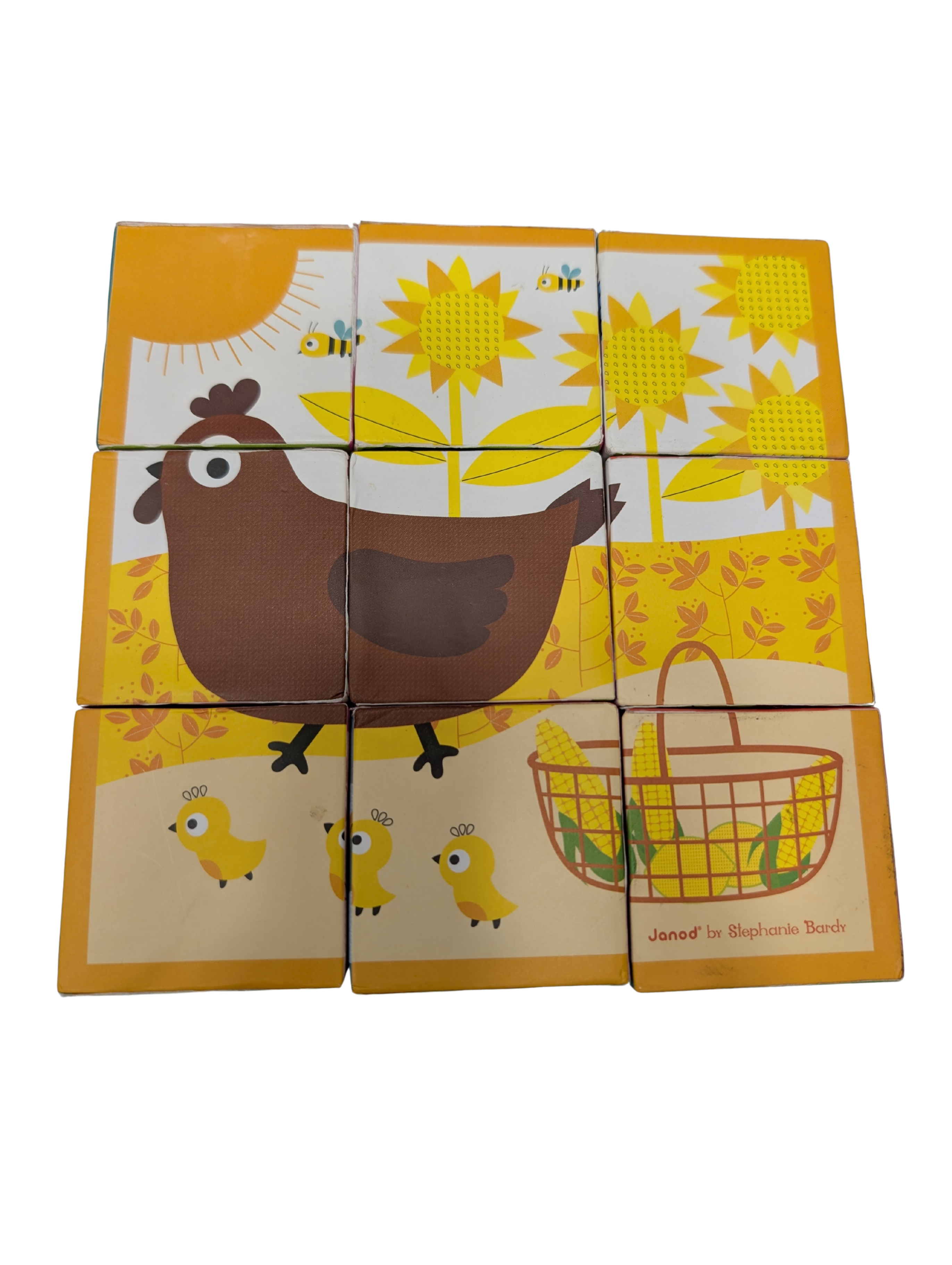 Kubkid Cubes Puzzle en Bois – Janod