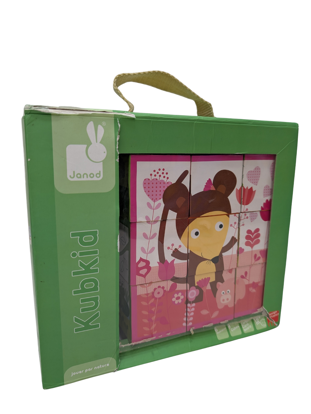 Kubkid Cubes Puzzle en Bois – Janod