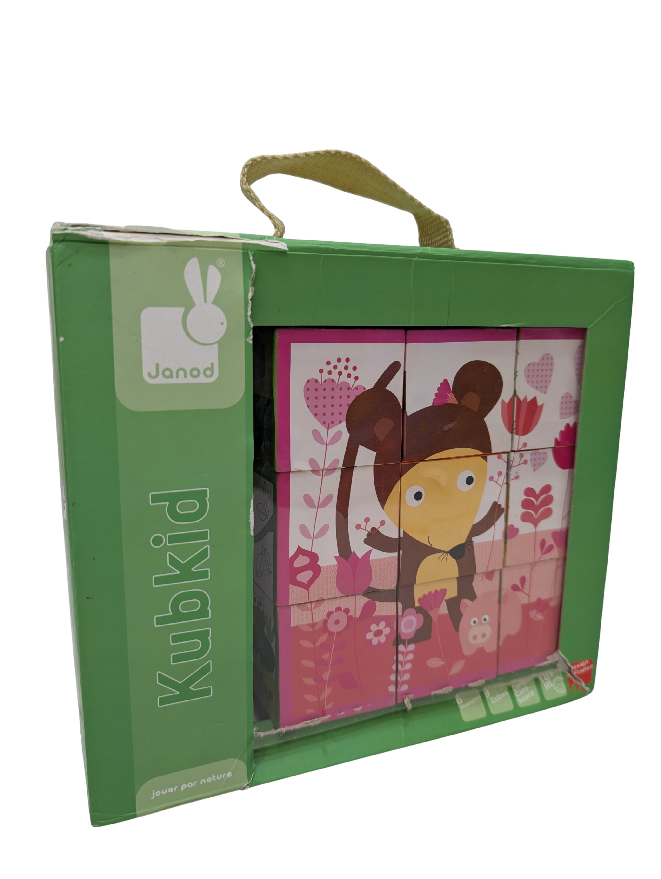 Kubkid Cubes Puzzle en Bois – Janod