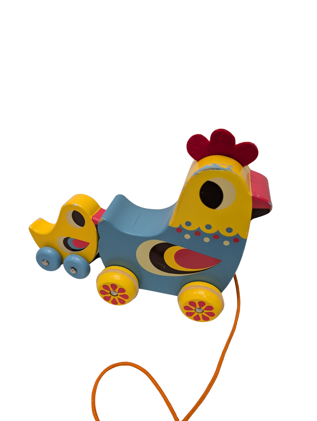 La Poule et le Poussin Jouet Musical À Tirer – Vilac