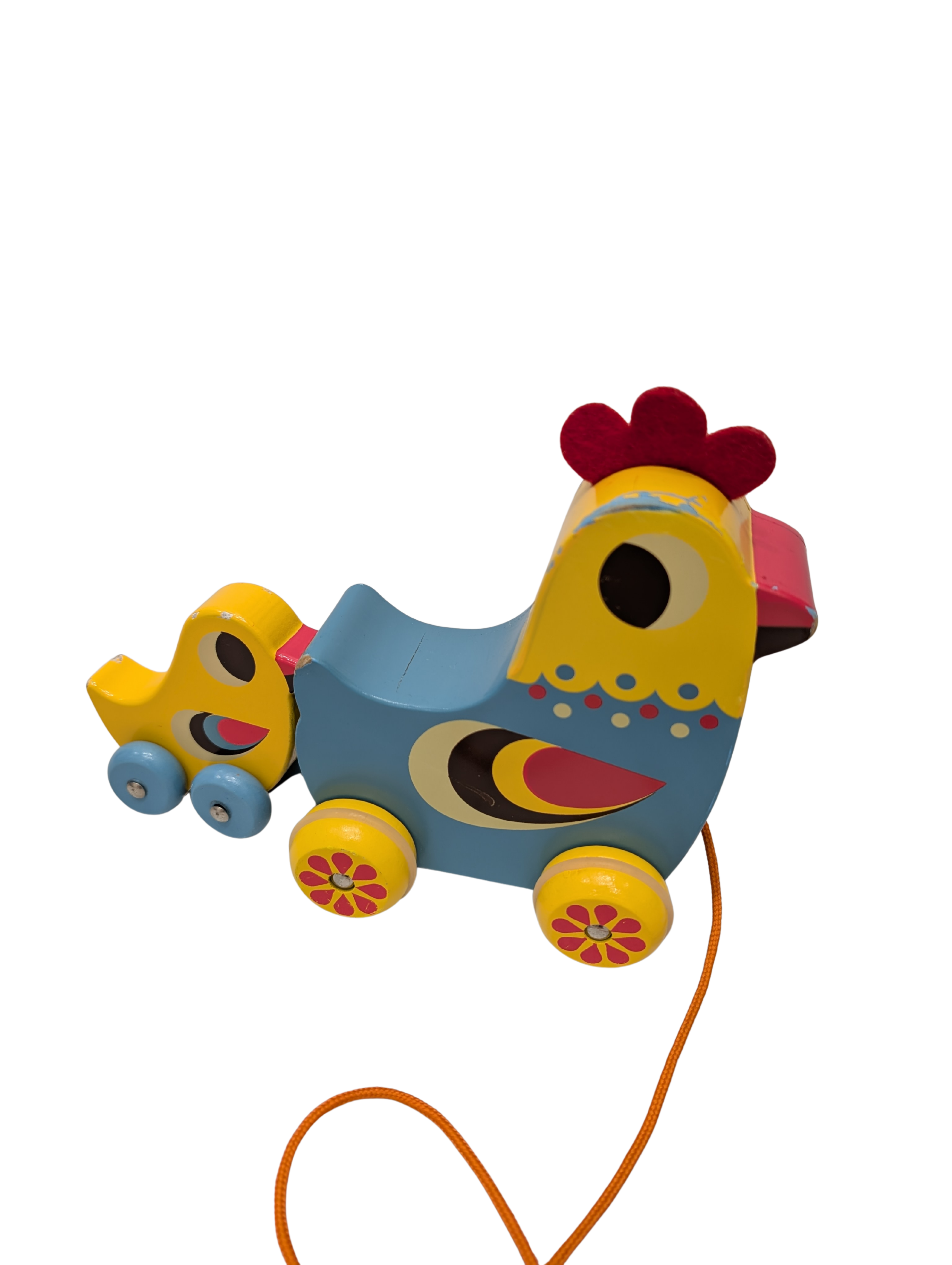 La Poule et le Poussin Jouet Musical À Tirer – Vilac