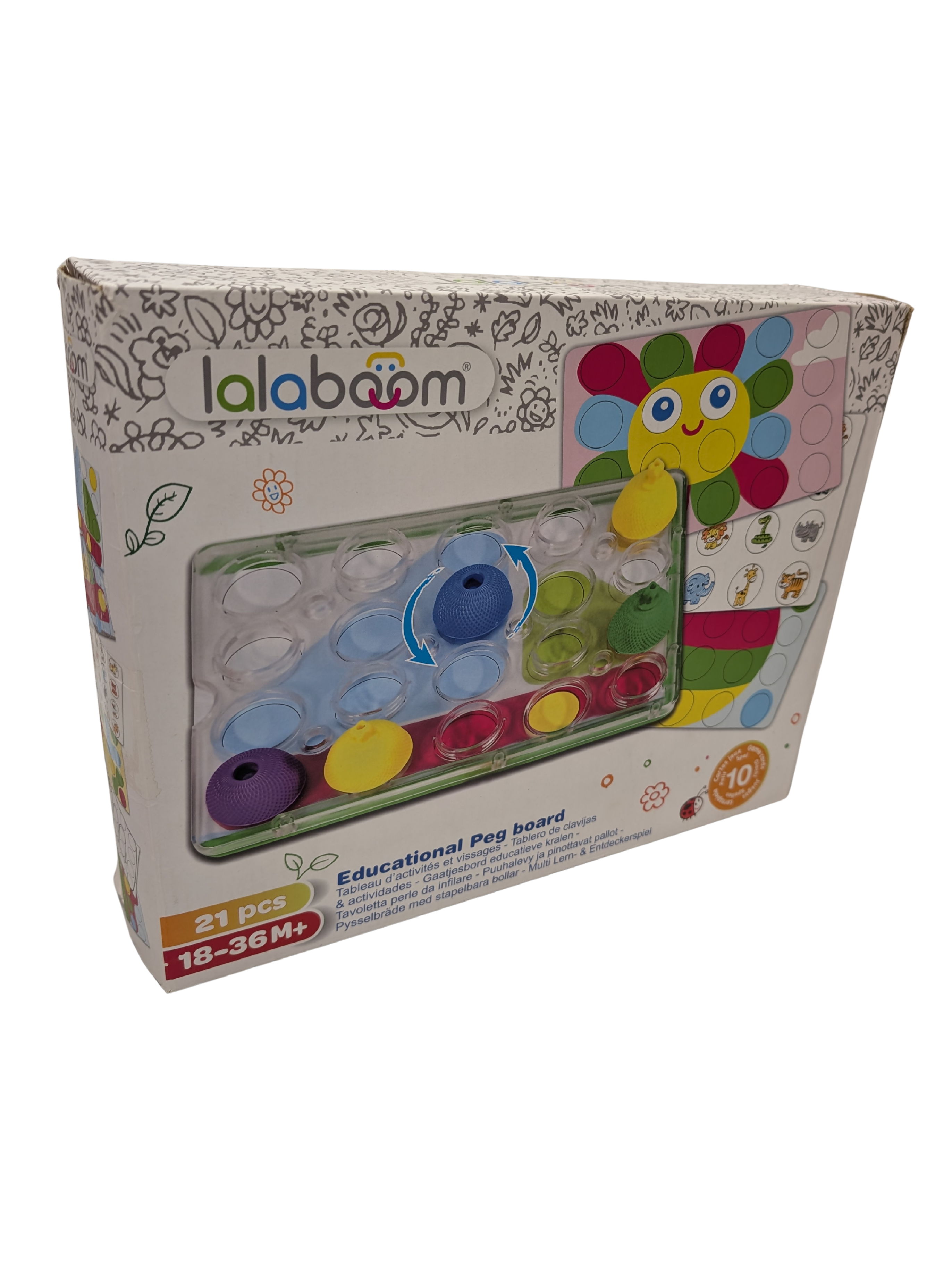 Plateau d'activités Éducatif Peg Board – Lalaboom