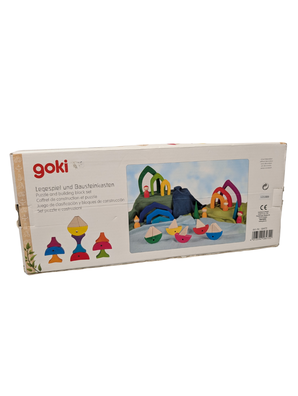 Puzzle et Construction Poissons en Bois – Goki
