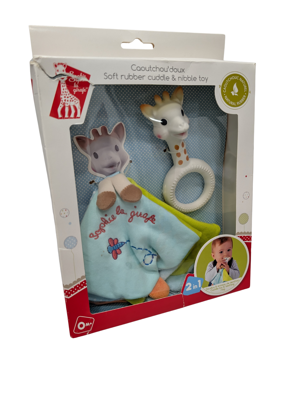 Set Doudou + Anneau de Dentition Caoutchou'doux – Sophie la Girafe
