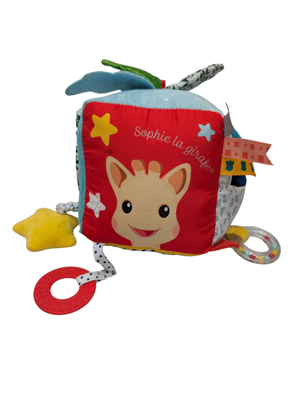 Cube Sensoriel d'Activités Bébé – Sophie la Girafe