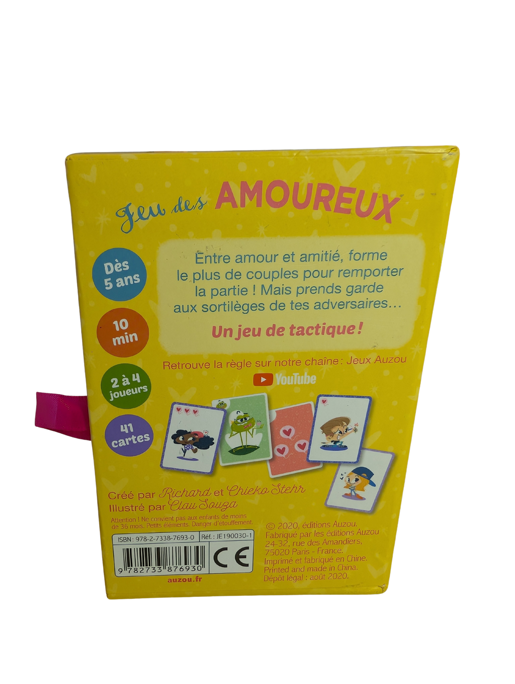 Jeu des Amoureux – Auzou