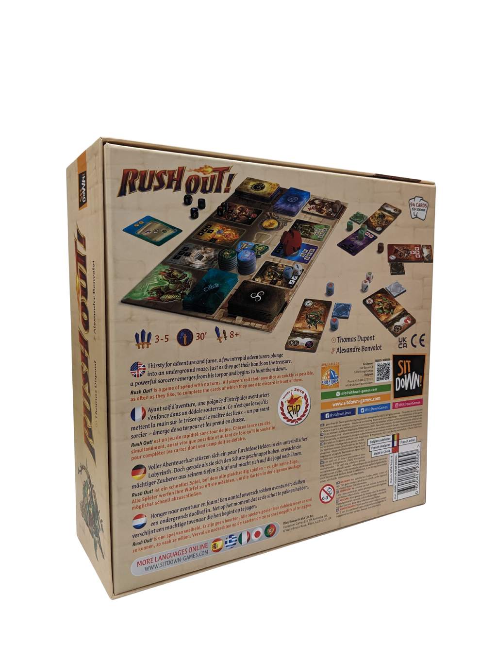 Rush Out! – Sit Down!
