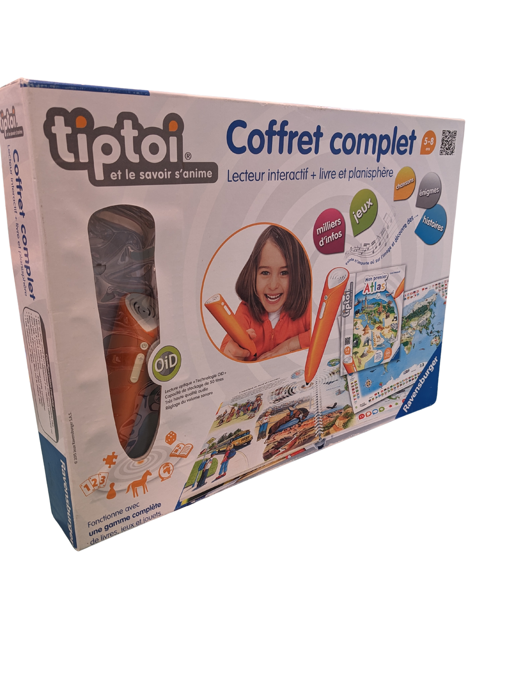 Coffret Tiptoi – Lecteur + Livre + Planisphère – Ravensburger