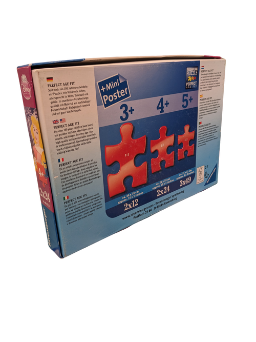 2 Puzzles Les princesses réunies – 2 × 24 pièces – Ravensburger