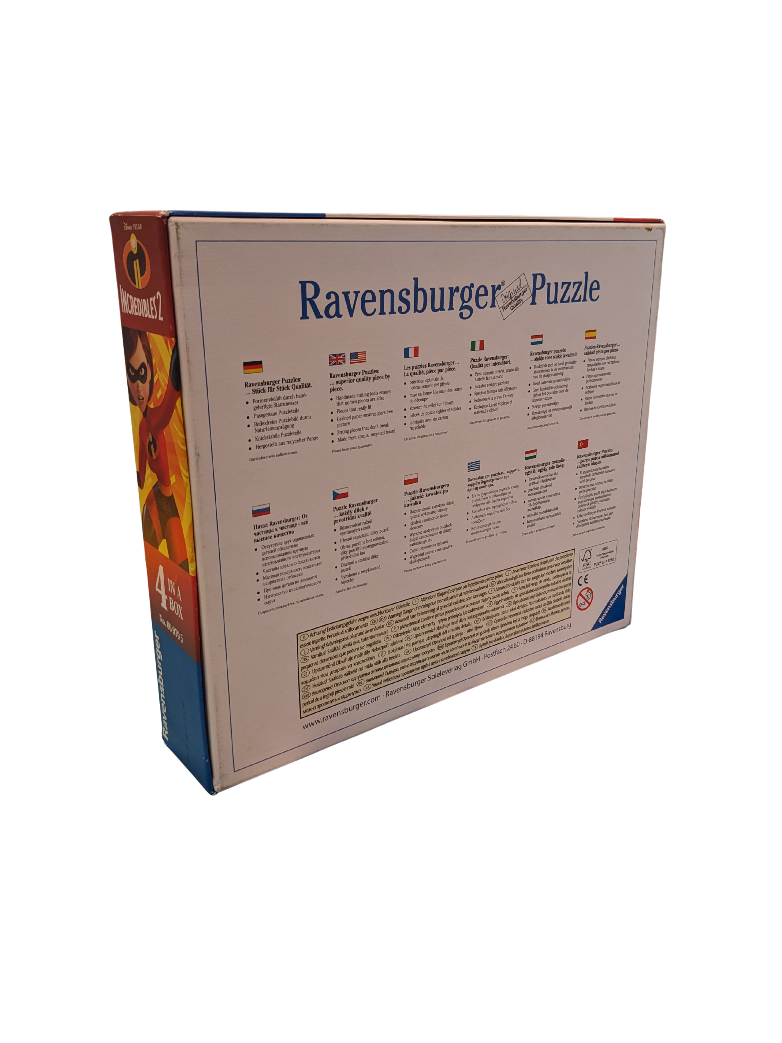 4 in a Box Puzzle Les Indestructibles – Ravensburger