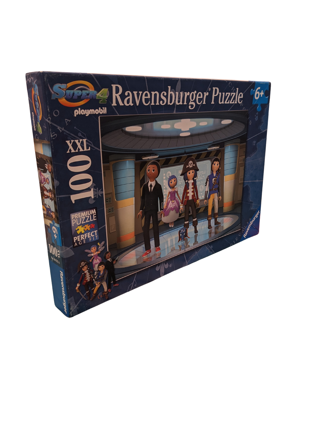 Puzzle Super 4 Playmobil – 100 pièces XXL – Ravensburger