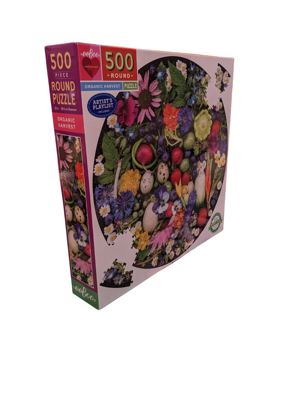Puzzle 500 pièces - Récolte biologique – eeBoo
