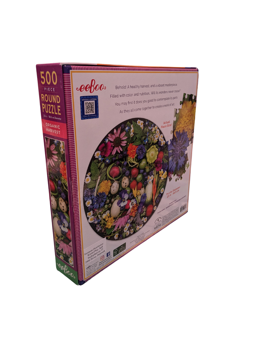 Puzzle 500 pièces - Récolte biologique – eeBoo