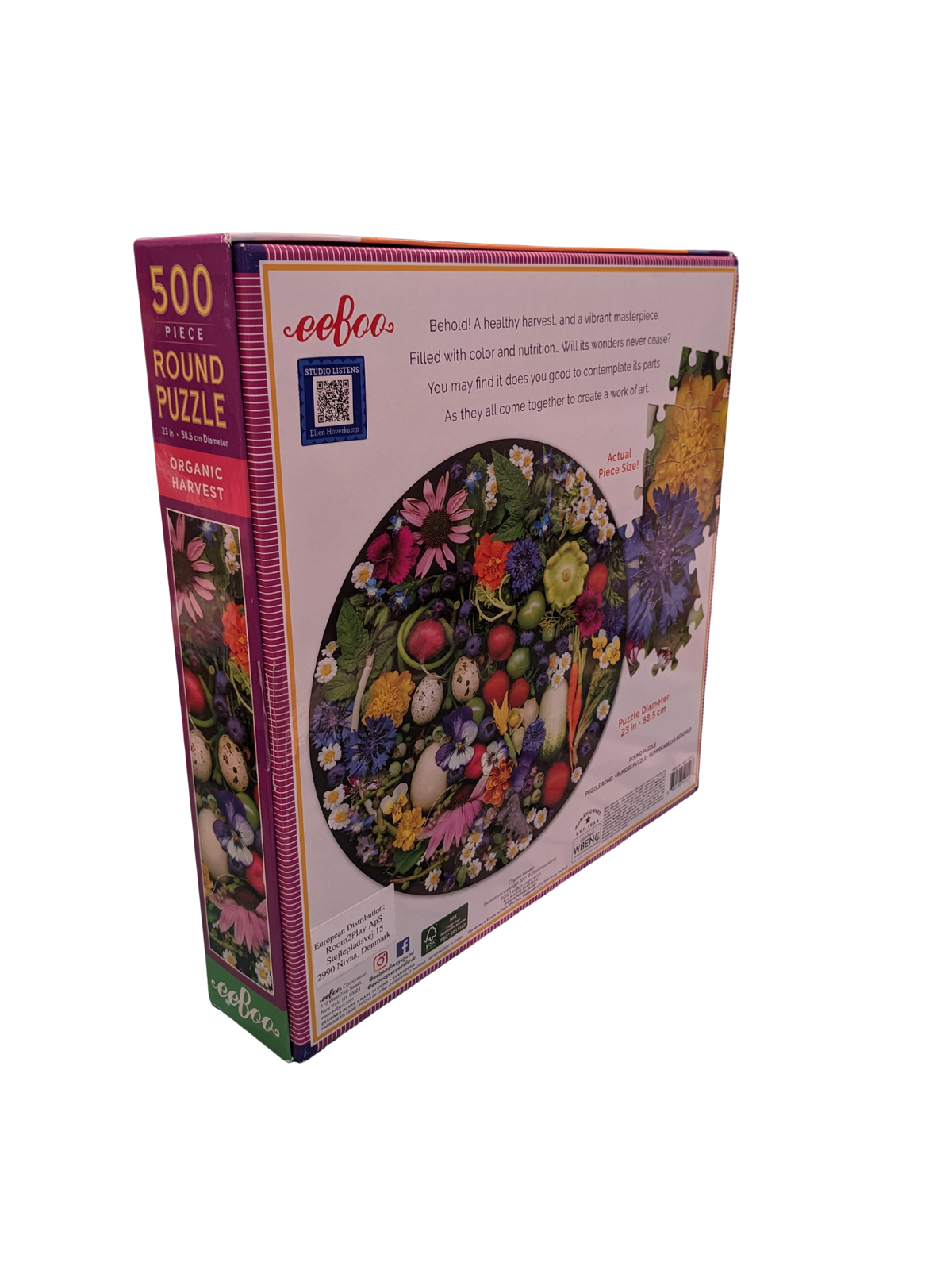 Puzzle 500 pièces - Récolte biologique – eeBoo