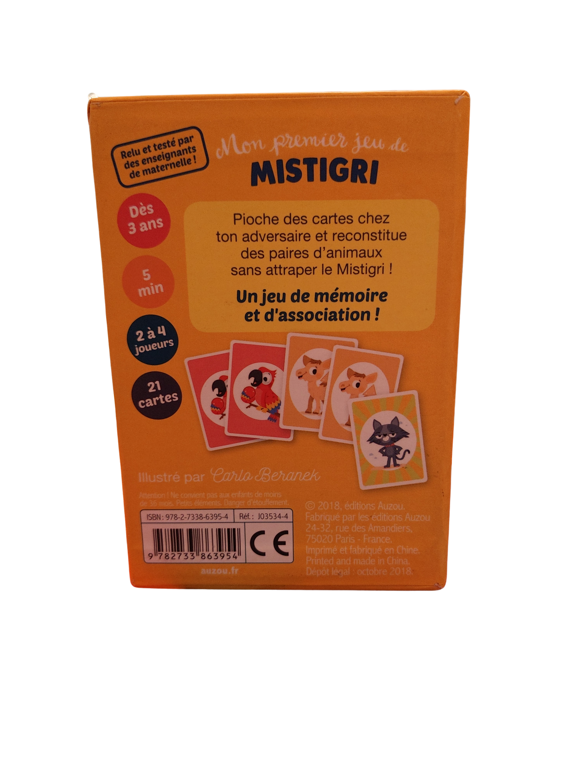 Mon premier jeu de Mistigri – Auzou