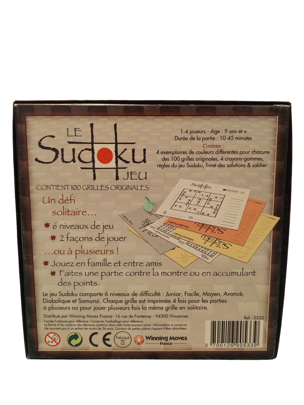 Le Sudoku Jeu – 100 grilles originales