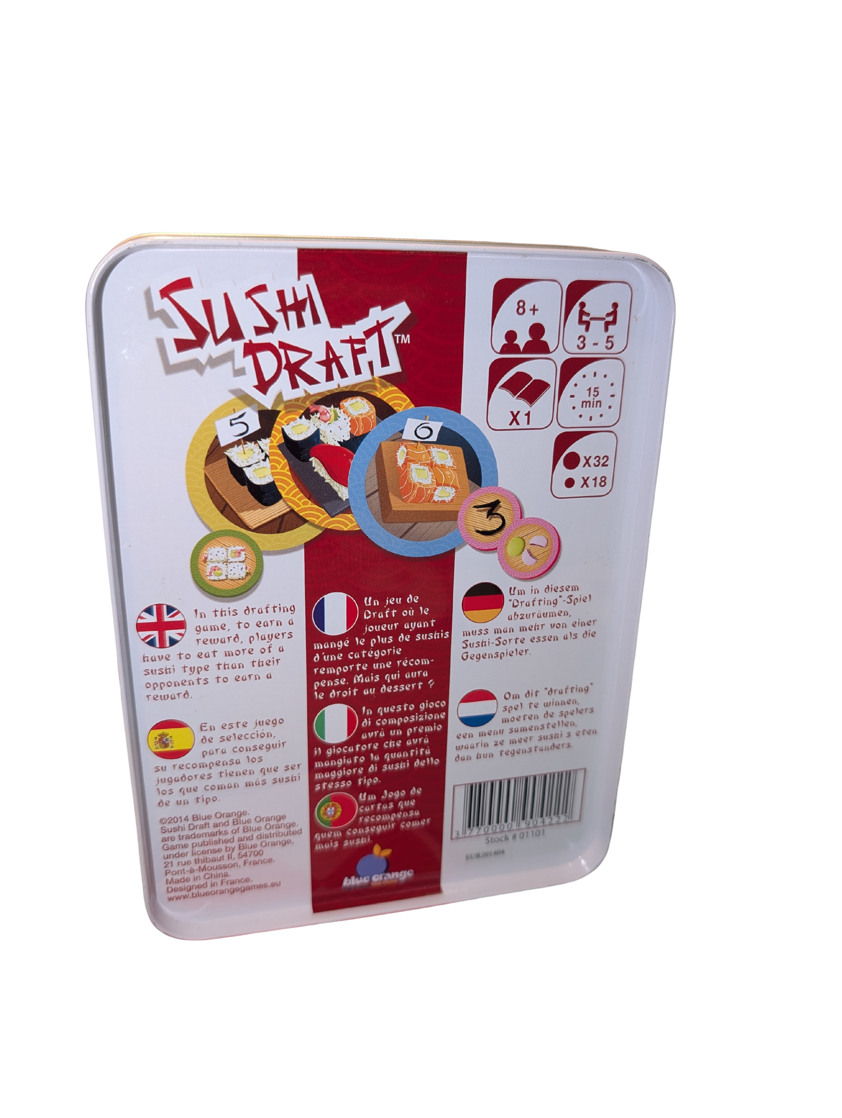 Sushi Draft – Blue Orange