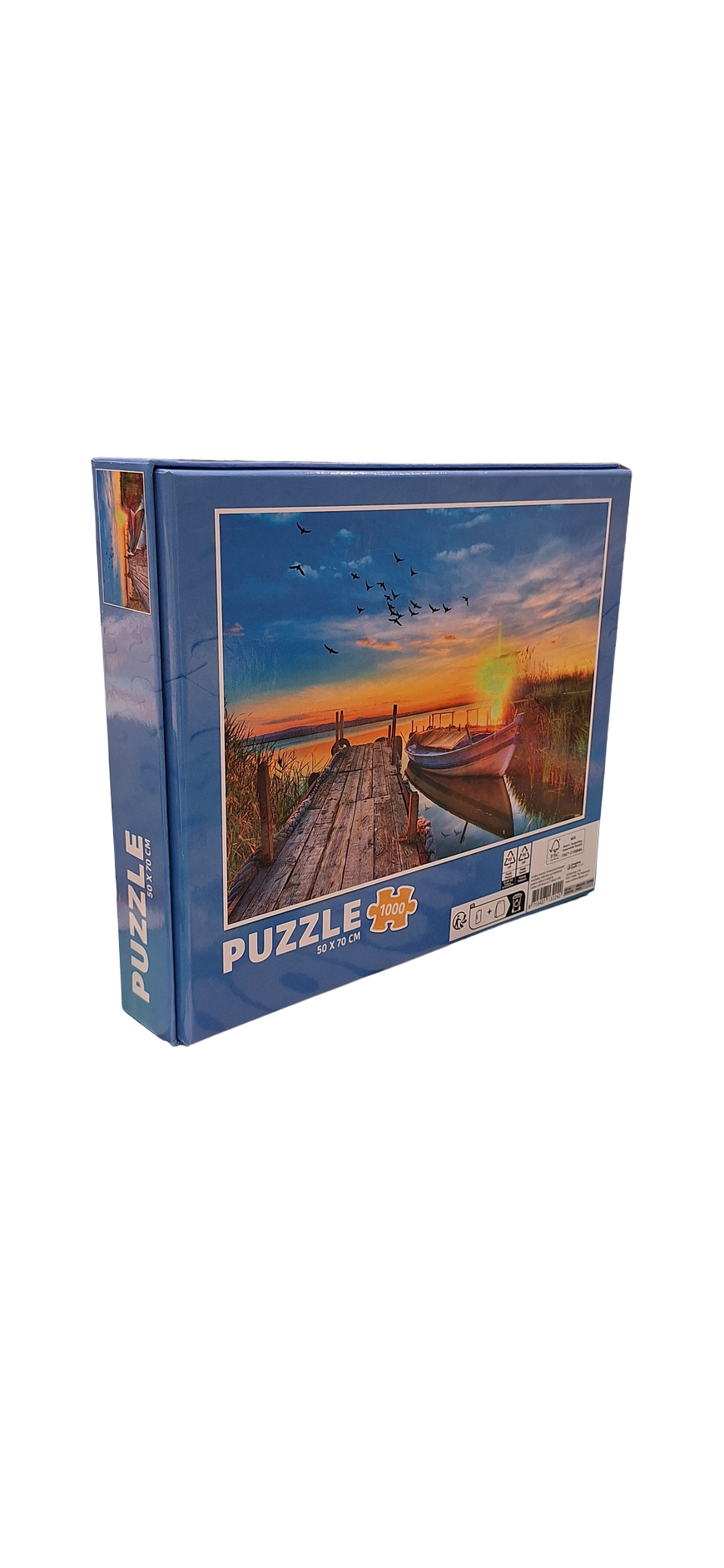 Puzzle 1 000 pièces - Coucher de soleil au bord de l’eau