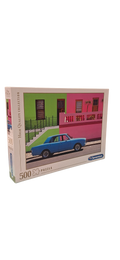 Puzzle 500 pièces - "The blue car" – Clementoni